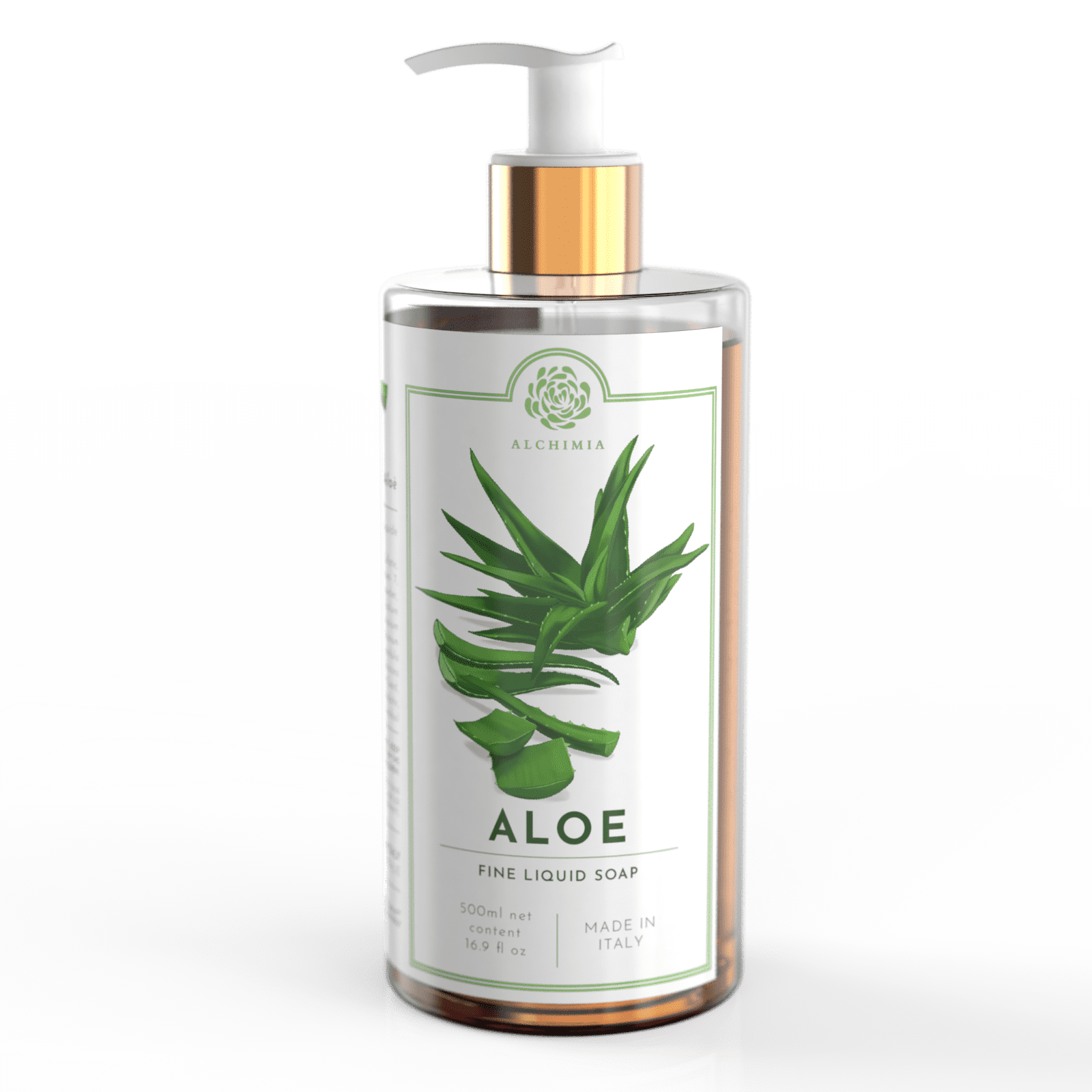 sapone liquido all'aloe vera - alchimia soap