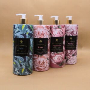 shower gel della linea Fiori di Alchimia di Alchimia Soap, varie profumazioni (iris, rosa, magnolia, peonia)