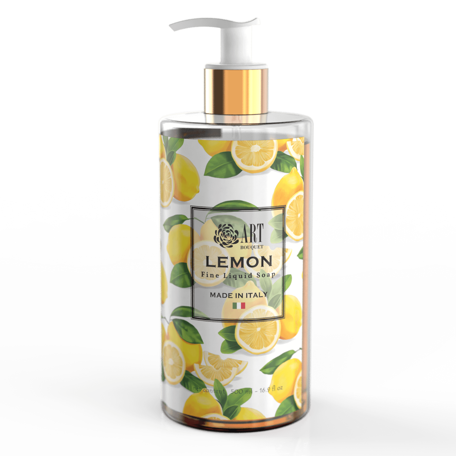 sapone liquido al limone art bouquet - Alchimia Soap