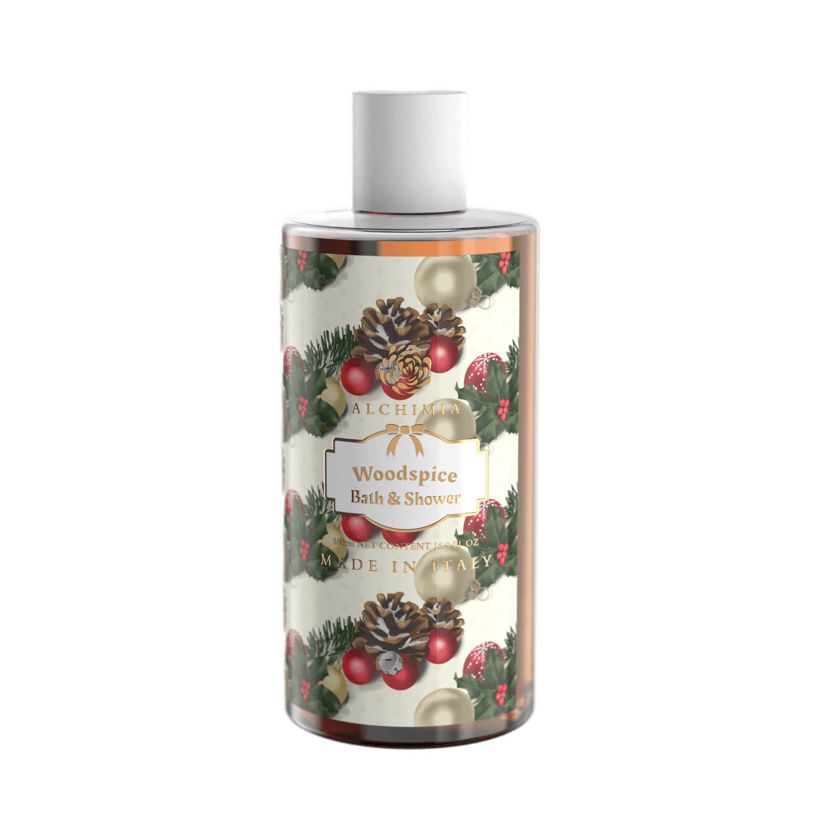 BagnoDoccia 500ml natalizio woodpsice - Alchimia Soap