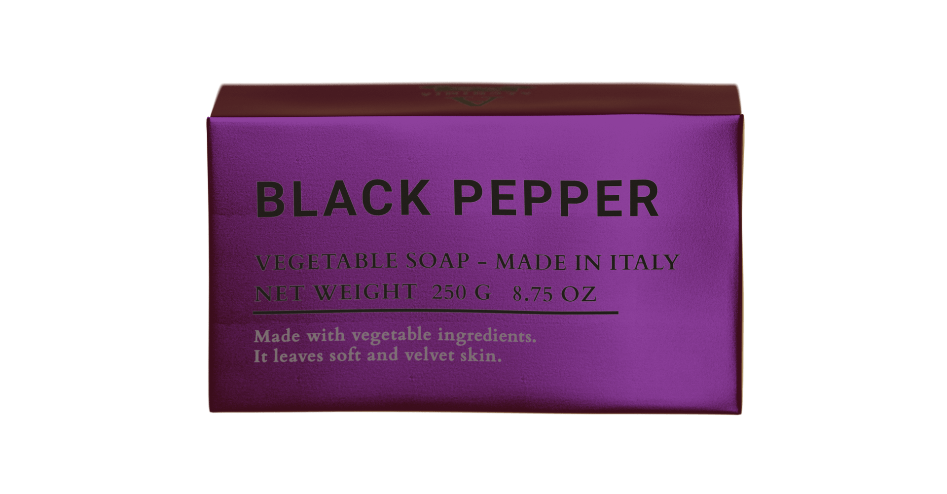 sapone da uomo solido vegetale al profumo pepe nero - Alchimia Soap