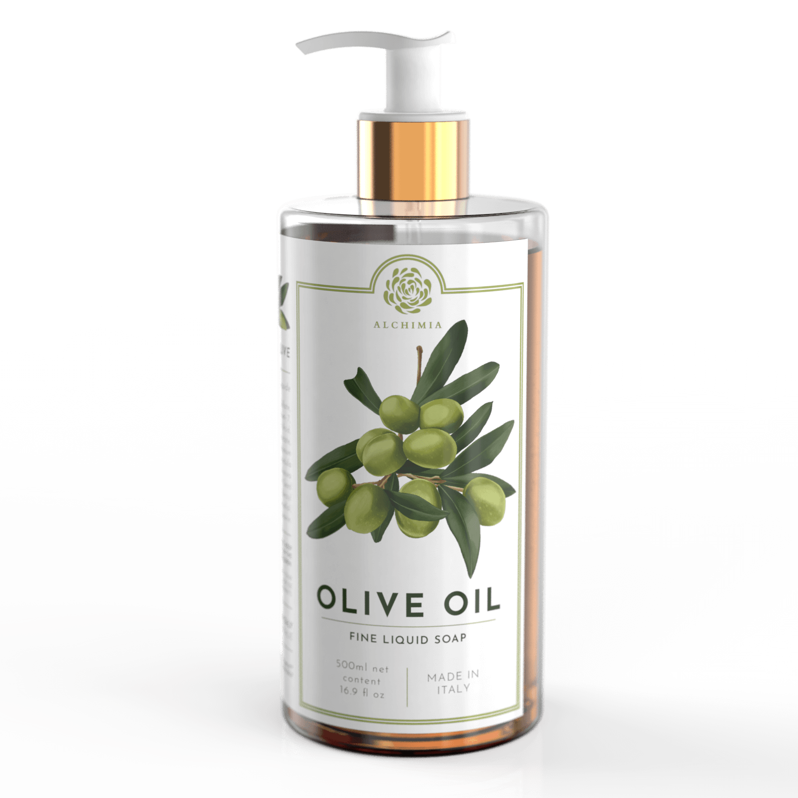 Sapone liquido 500ml all'olio di oliva - Alchimia Soap linea Fiorentina