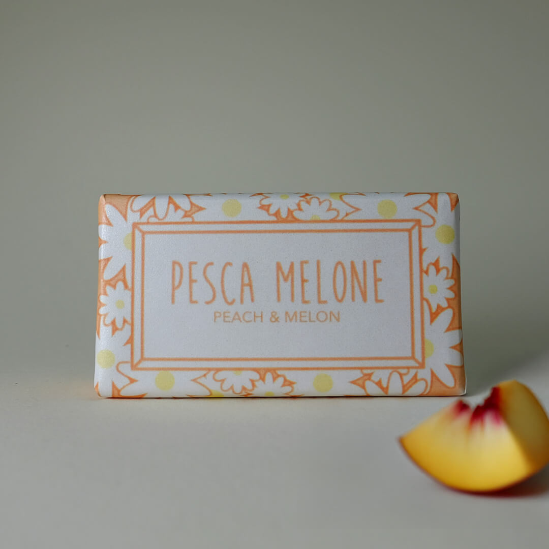 sapone alla pesca e melone - saponi primaverili Alchimia Soap