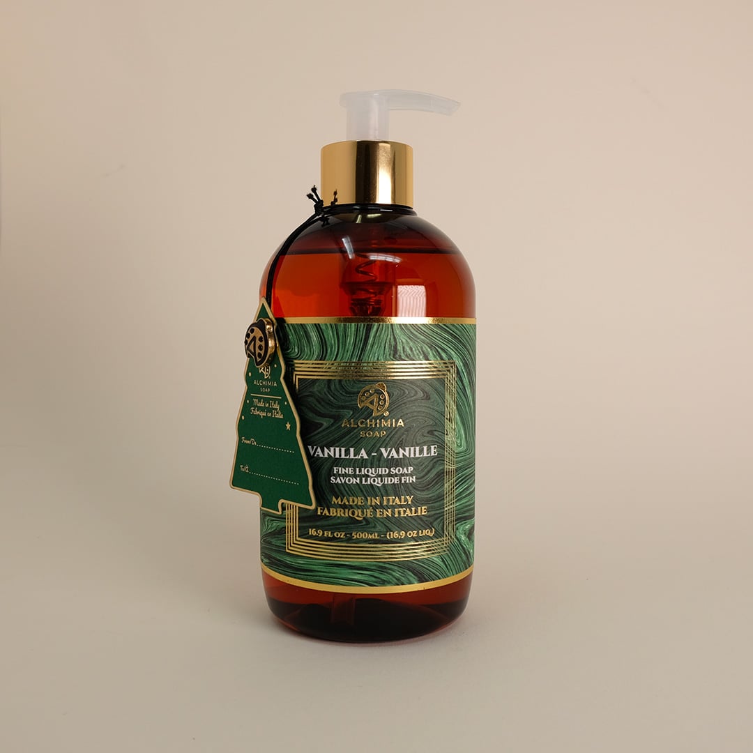 sapone liquido alla vaniglia natalizio