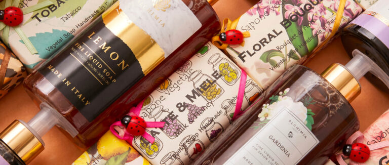 saponi assortiti contenuti nella Mystery Box di Alchimia Soap
