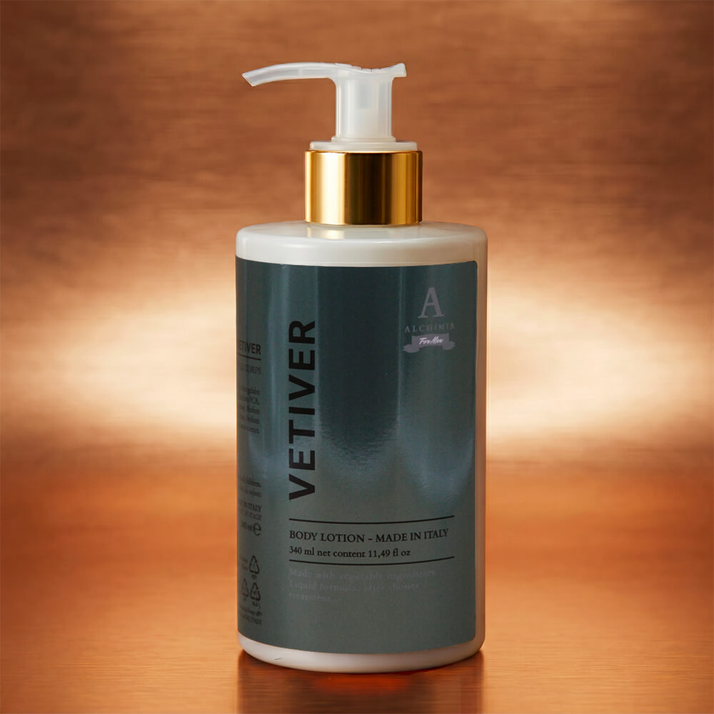 crema corpo da uomo al vetiver